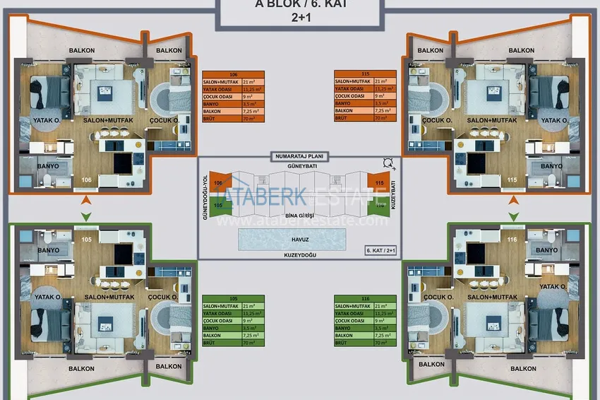 Купить дешево Новый инвестиционно-привлекательный проект в Анталии - Кепез, Алтынова  16 