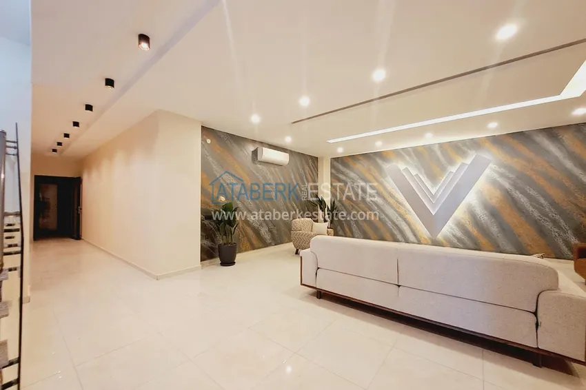 Двухкомнатная квартира с чистовой отделкой в новом комплексе – Алания, район Авсаллар 18 