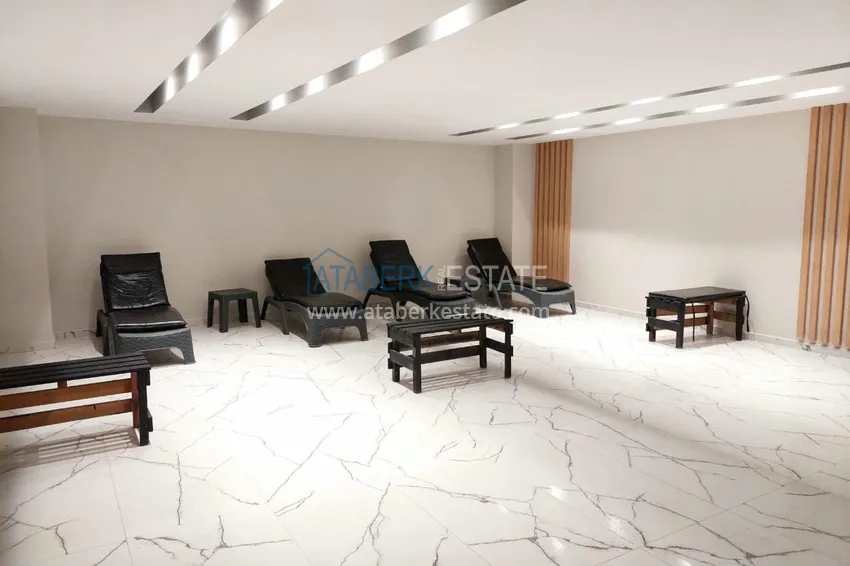 Двухкомнатная квартира под ключ с застекленным балконом в Алании, район Авсаллар. Доступна рассрочка 13 