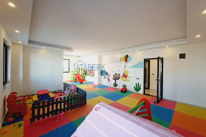 Двухкомнатная квартира с чистовой отделкой в новом комплексе – Алания, район Авсаллар 20 