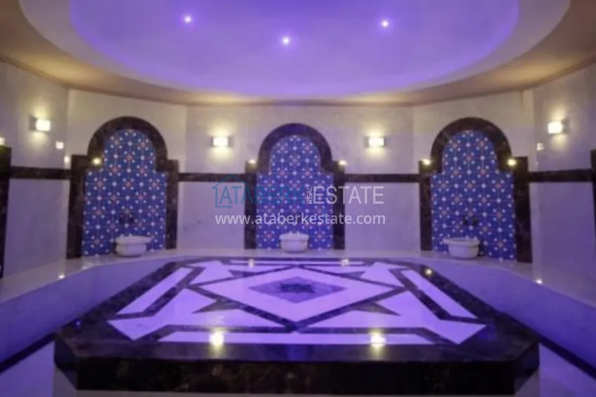 Меблированная квартира в комплексе сегмента люкс в Алании, район Махмутлар 22 