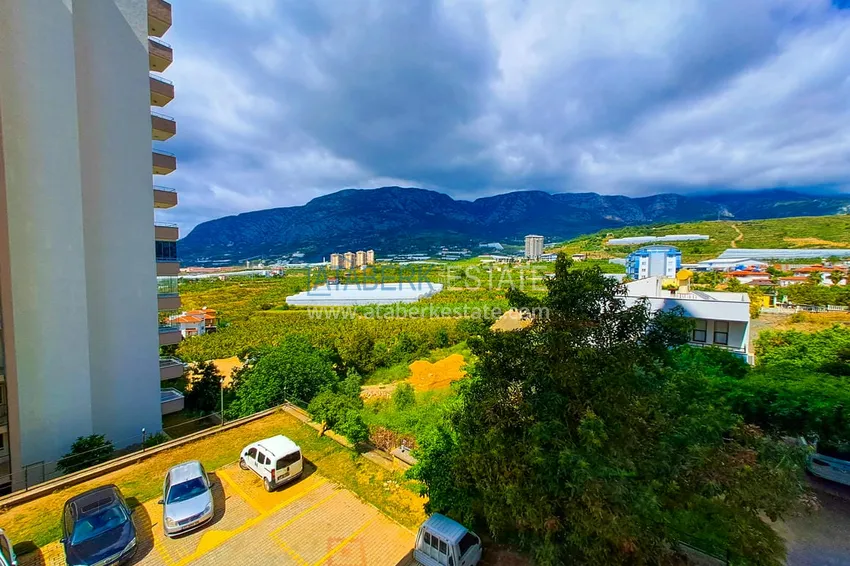 Приобрести Просторная трехкомнатная квартира с видом на море и горы в районе Махмутлар, Алания  27 