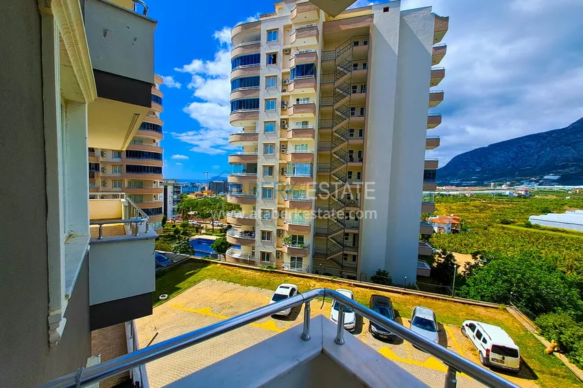 Приобрести Просторная трехкомнатная квартира с видом на море и горы в районе Махмутлар, Алания  29 