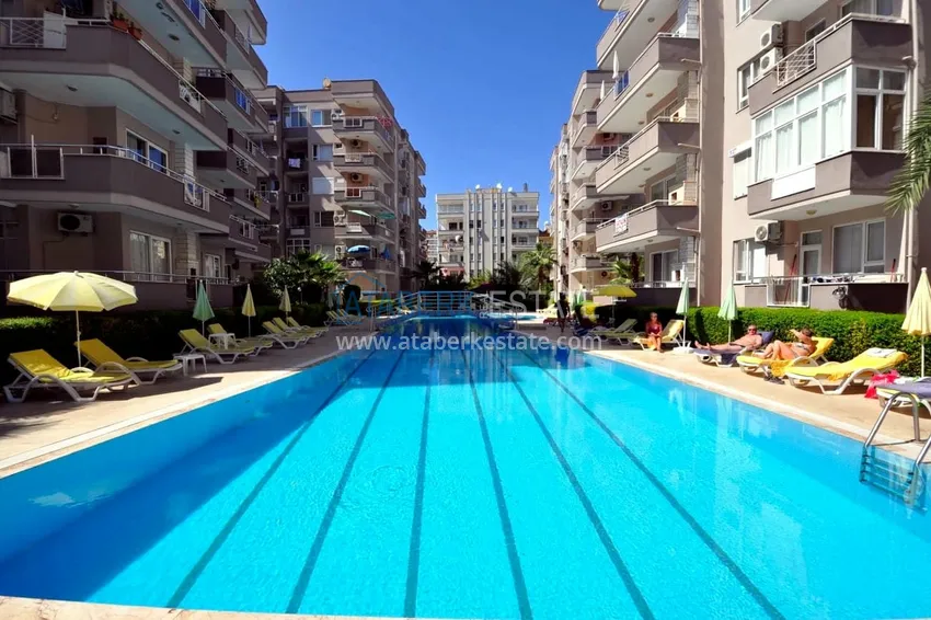 Трехкомнатная меблированная квартира в Махмутларе - вторая береговая линия от моря 2 