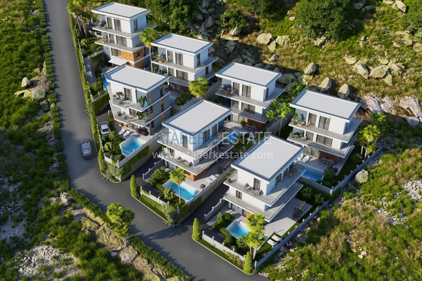 Новый проект роскошных вилл в Алании район Бекташ. Подходит для ВНЖ 2