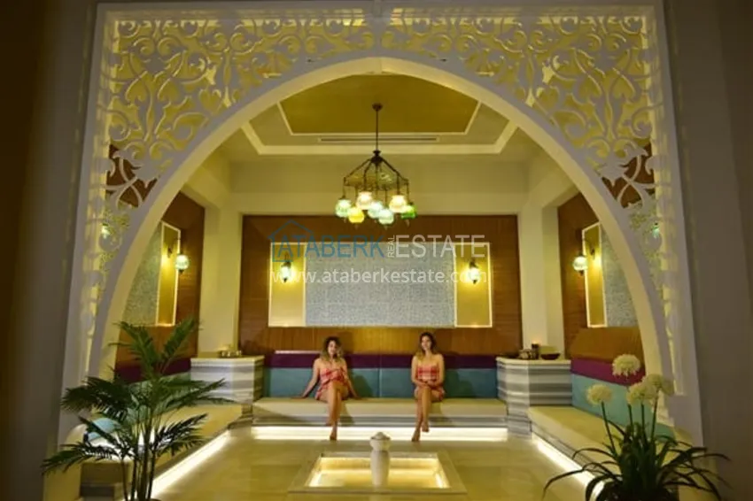 Просторная двухкомнатная квартира с панорамным видом на море напрямую от владельца в Алании - район Конаклы 31