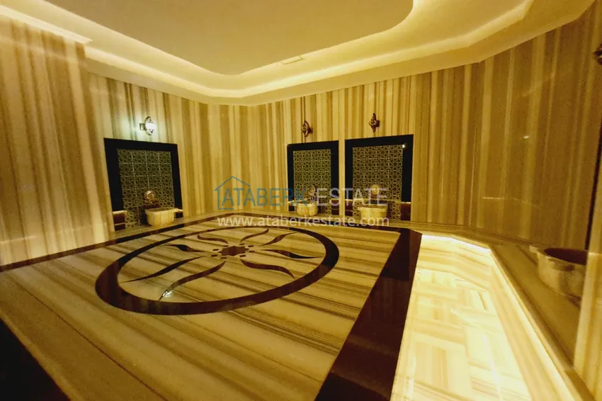 Двухкомнатная квартира с чистовой отделкой в новом комплексе – Алания, район Авсаллар 34 