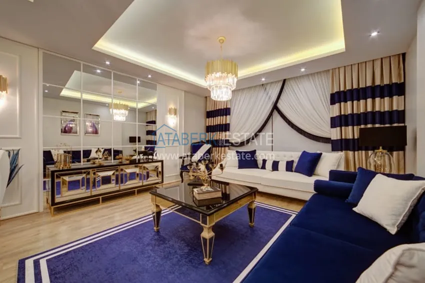 Приобрести Меблированная квартира 4+1 в новом современном жилом комплексе район Тедже-Мерсин 3