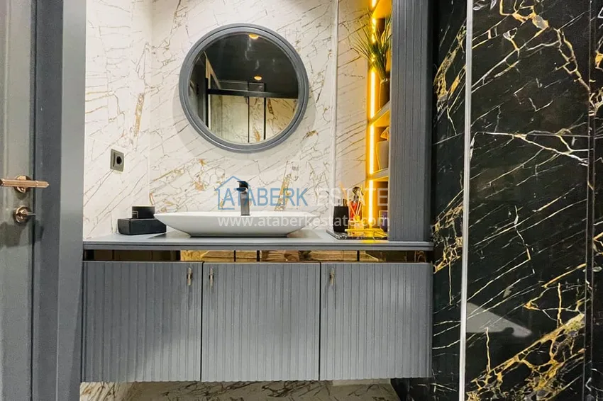 Приобрести Квартиры 4+1 с видом на море в новом жилом комплексе в районе Давултепе-Мерсин 28