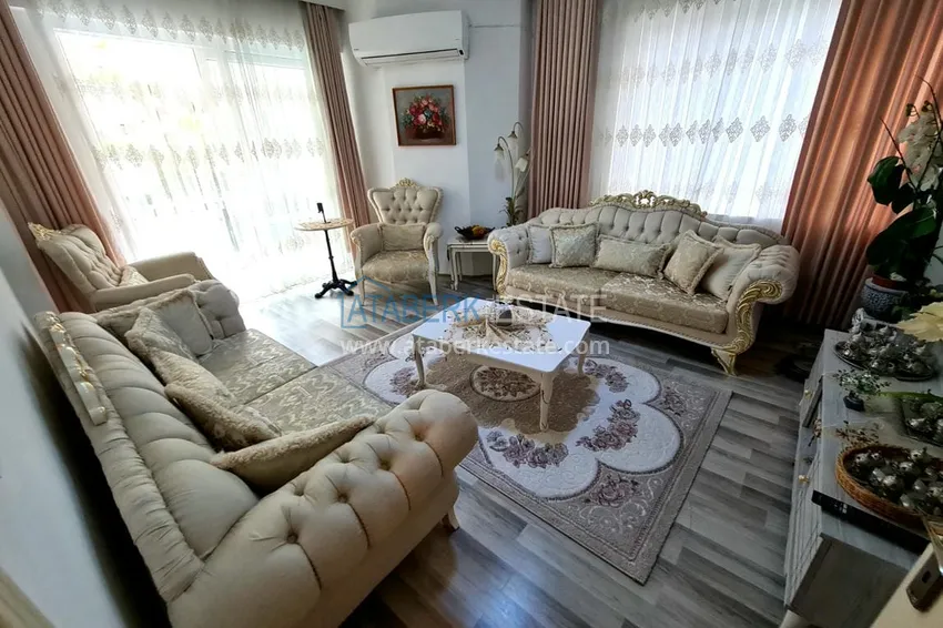 Приобрести Трехкомнатная меблированная квартира в Махмутларе - вторая береговая линия от моря 4 