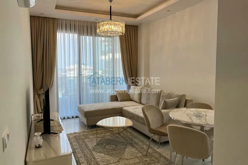 Приобрести Квартира с мебелью и видом на море в районе Каргыджак, Алания 4 