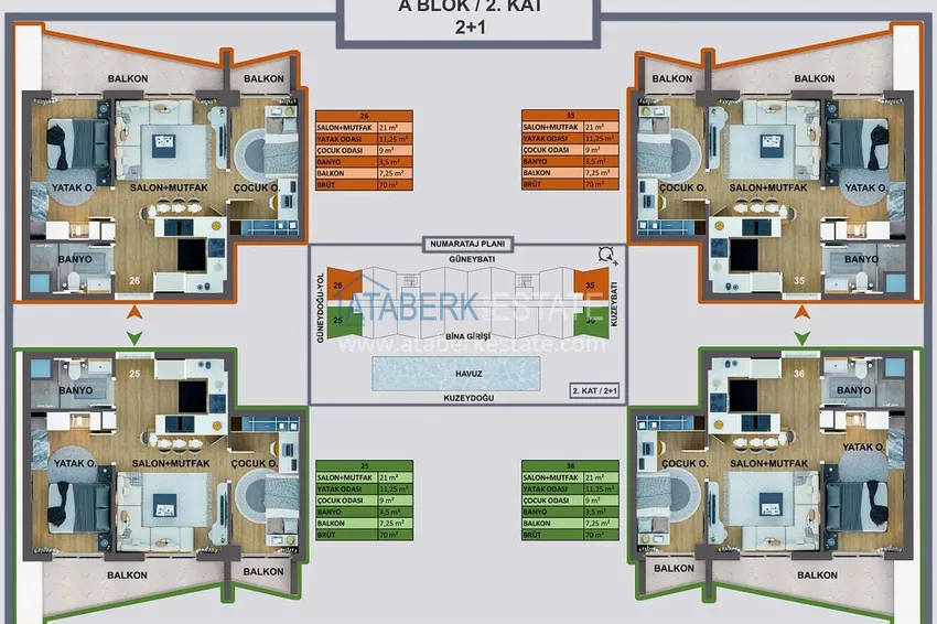 Купить дешево Новый инвестиционно-привлекательный проект в Анталии - Кепез, Алтынова  4 