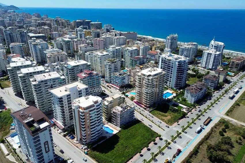 Квартира с двумя спальнями, мебелью и видом на море – Алания, район Махмутлар 5 