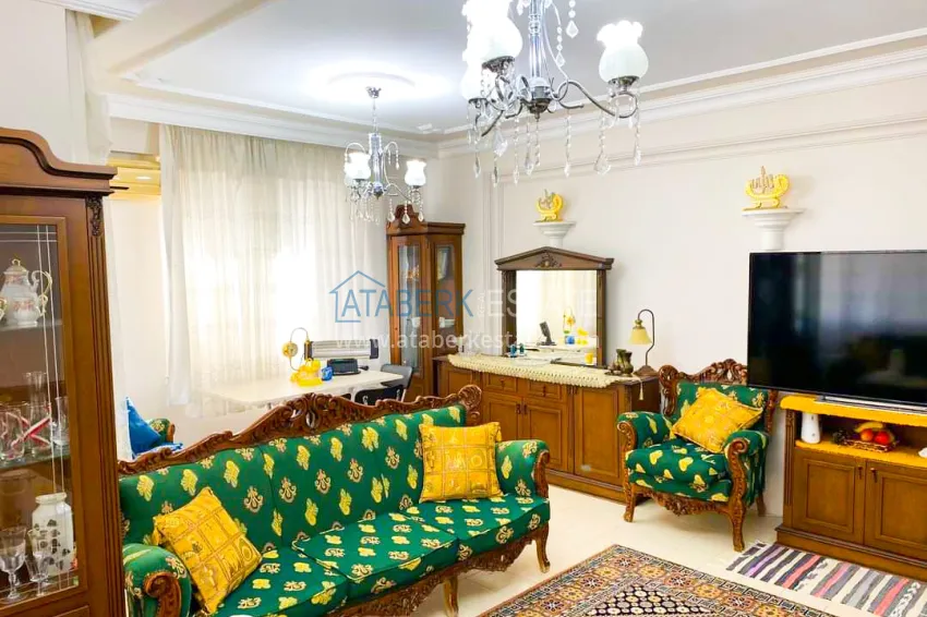 Приобрести Трехкомнатная квартира на первой береговой линии в Алании, район  Махмутлар  5 