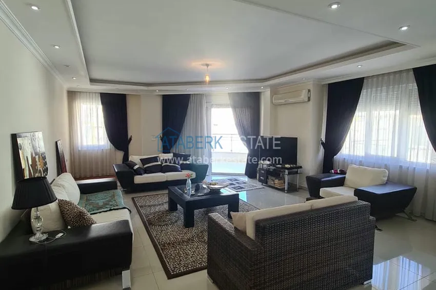 Приобрести Двухэтажная квартира с мебелью и сауной в центре Алании на первой береговой - район пляжа Клеопатра. Недвижимость под ВНЖ 6 