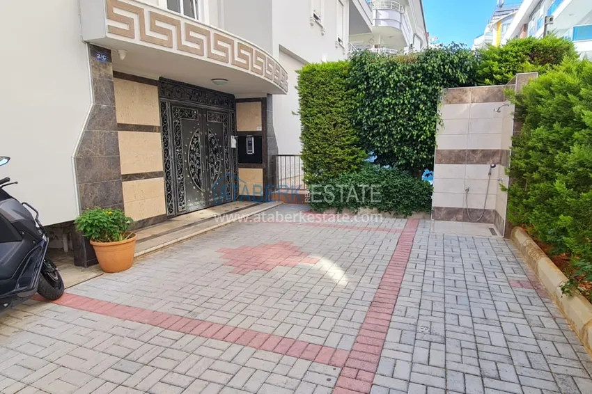 Двухэтажная квартира с мебелью и сауной в центре Алании на первой береговой - район пляжа Клеопатра. Недвижимость под ВНЖ 6 