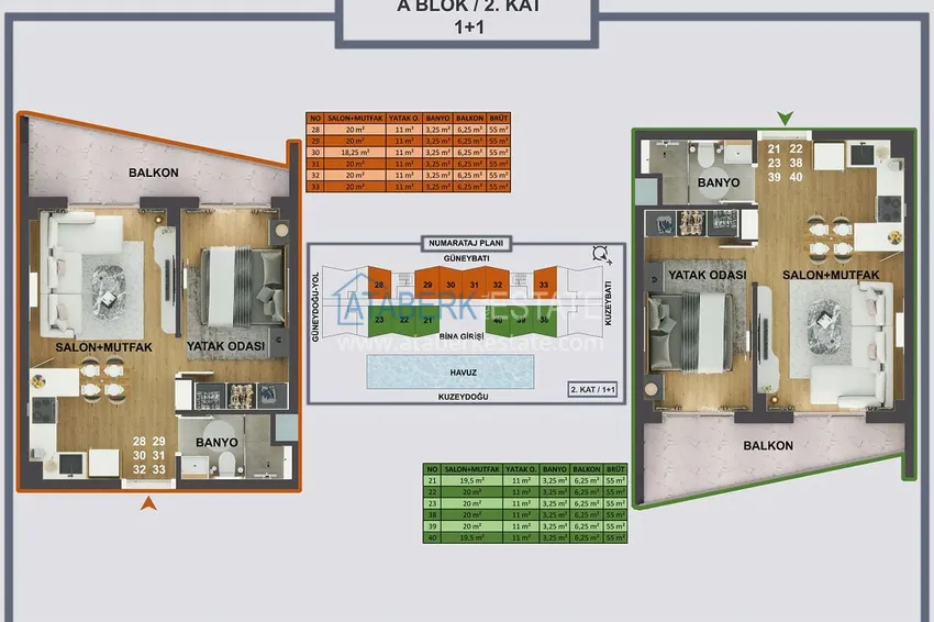 Купить дешево Новый инвестиционно-привлекательный проект в Анталии - Кепез, Алтынова  6 