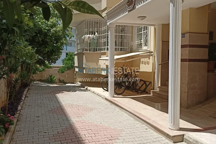 Квартира в центре Алании с мебелью, в 700 метрах от пляжа Клеопатра 7 