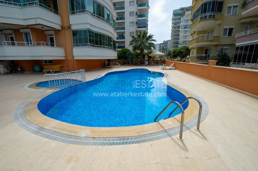 Квартира с двумя спальнями, мебелью и видом на море – Алания, район Махмутлар 8 