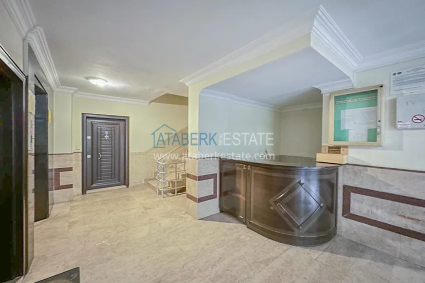 Квартира в центре Алании с мебелью, в 700 метрах от пляжа Клеопатра 8 