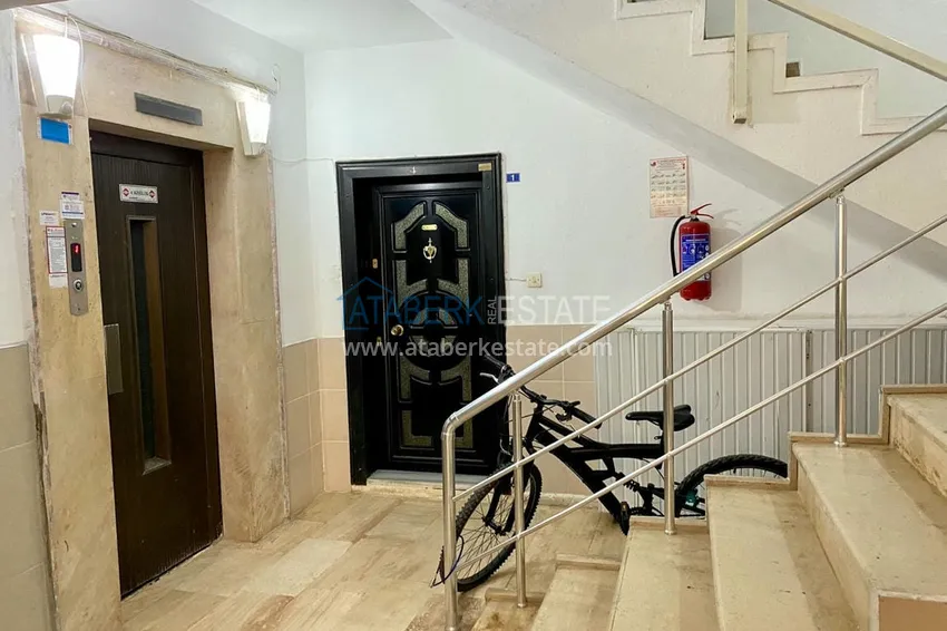 Квартира под ключ на первой береговой линии в Алании, район Махмутлар 8 