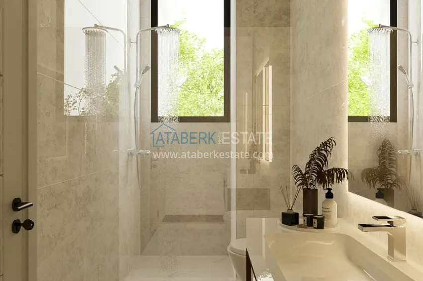 Приобрести Новый проект роскошных вилл в Алании район Бекташ. Подходит для ВНЖ 15