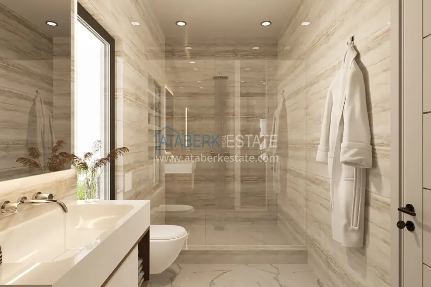 Приобрести Новый проект роскошных вилл в Алании район Бекташ. Подходит для ВНЖ 16