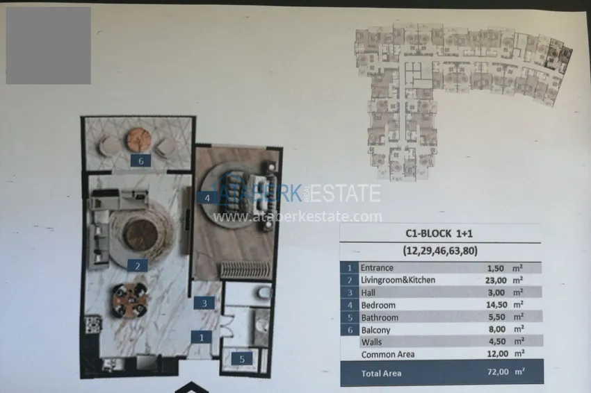Купить дешево Современные апартаменты в роскошном комплексе с отельной инфраструктурой – Алания, район Тюрклер 1