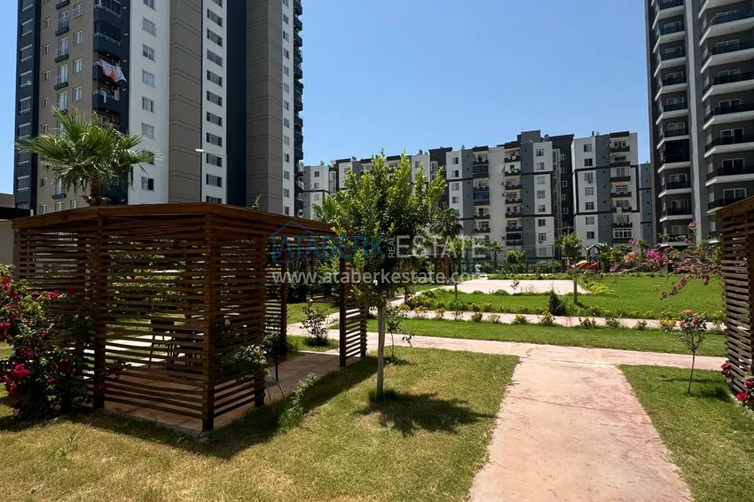 Квартира 1+1 в районе Тедже, Мерсин - с двумя балконами 5 