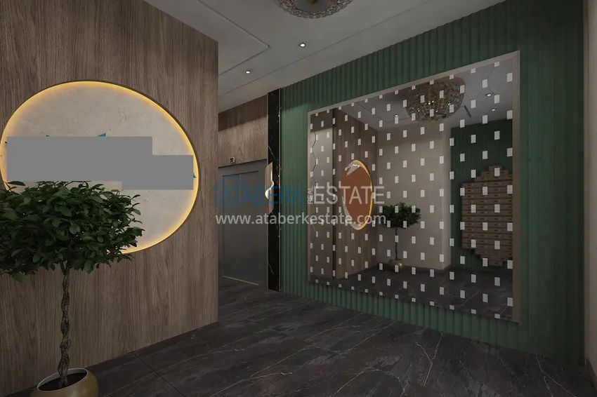 Квартиры от застройщика в районе Демирташ, Алания – многоквартирный жилой комплекс на этапе строительства  43 