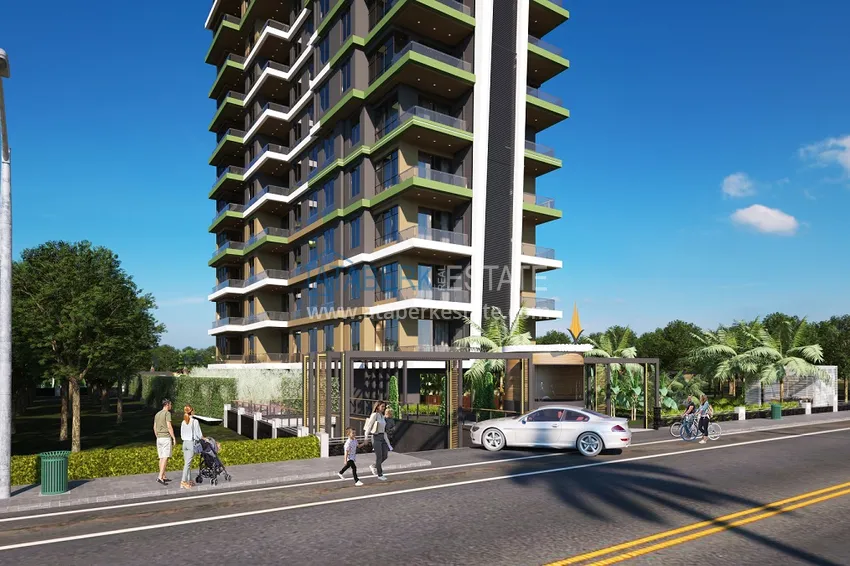 Квартиры премиум-класса с видом на море от застройщика на первой береговой в Махмутларе, Алания 16 