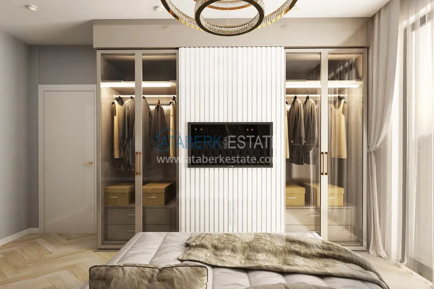 Приобрести Квартиры премиум-класса с видом на море от застройщика на первой береговой в Махмутларе, Алания 11 