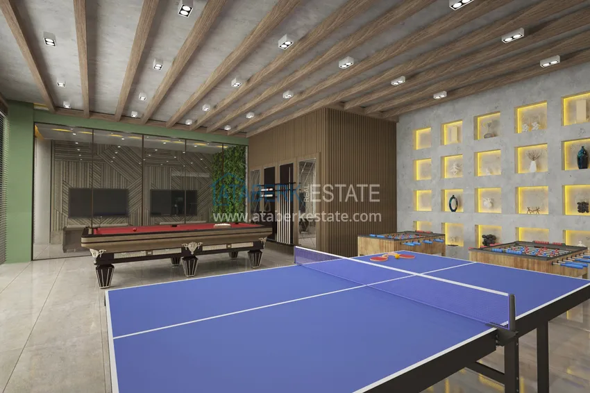 Престижный жилой комплекс на этапе строительства в районе Оба, Аланья 35