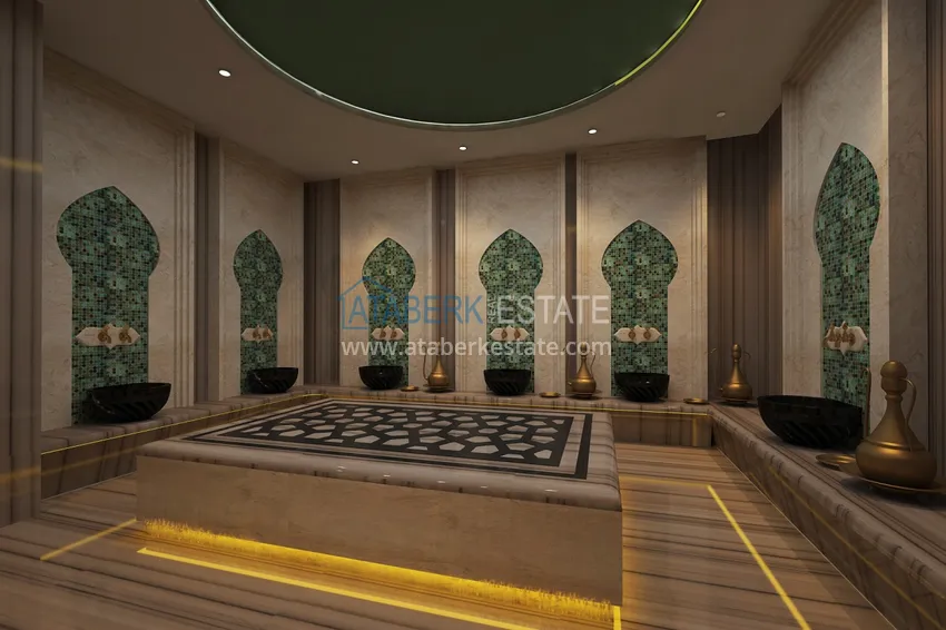 Квартиры от застройщика в районе Демирташ, Алания – многоквартирный жилой комплекс на этапе строительства  53 