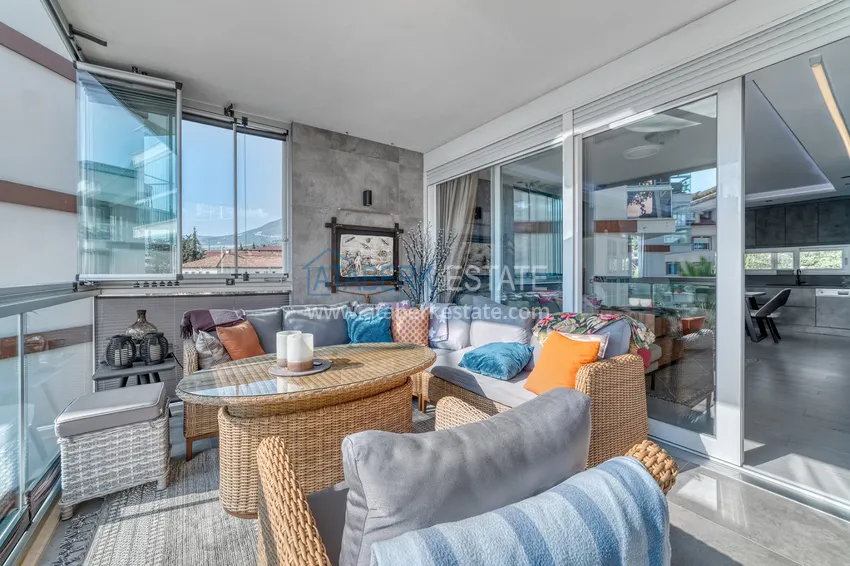 Приобрести Превосходная квартира с дизайнерским ремонтом в районе Оба, Алания 11 