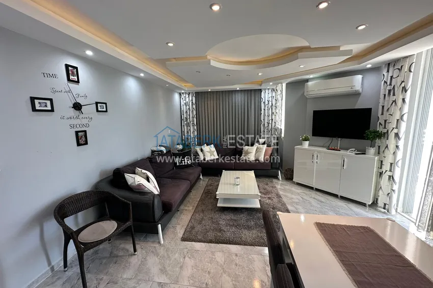 Приобрести Недвижимость под ВНЖ. Городская квартира с видом на море в центре Алании – в 500 метрах от моря 10 