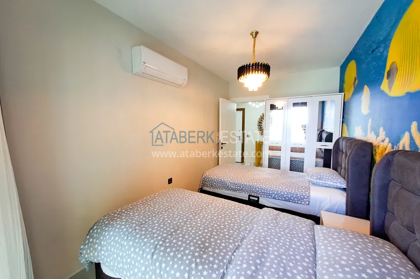 Приобрести Квартира под ключ с прямым видом на море на первой береговой в Махмутларе, Алания 11 