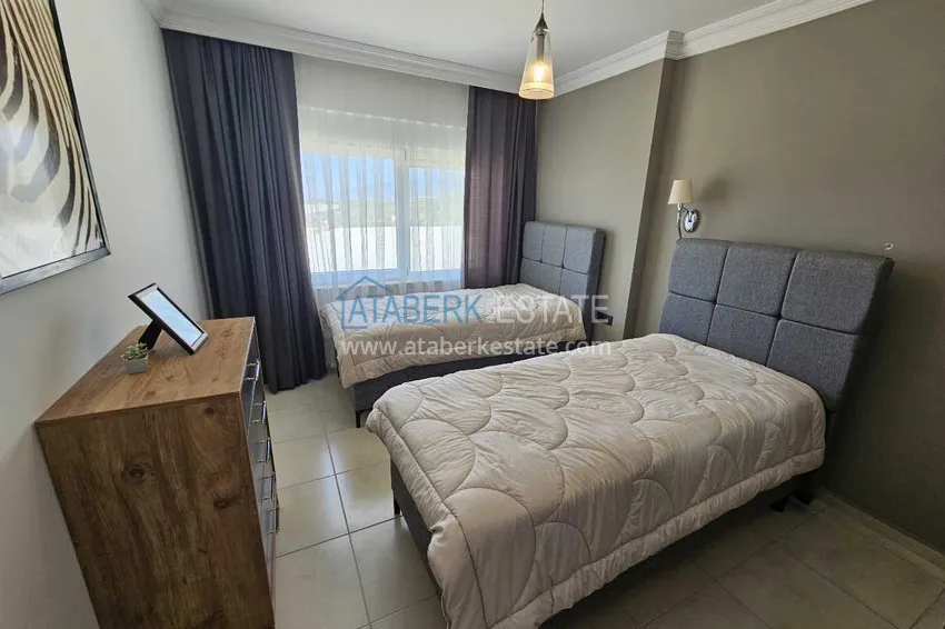 Приобрести Видовой дуплекс с мебелью и джакузи на балконе в Алании, район Махмутлар 12