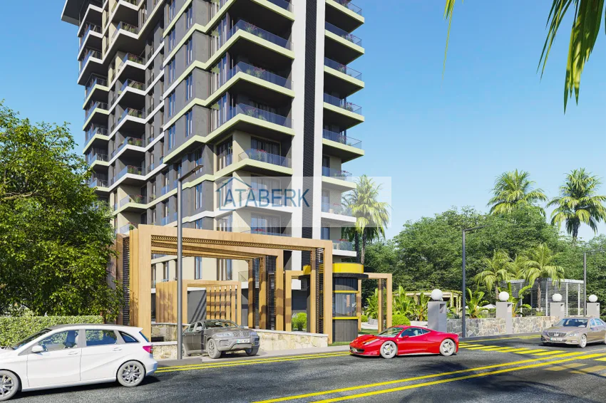 Квартиры премиум-класса с видом на море от застройщика на первой береговой в Махмутларе, Алания 18 