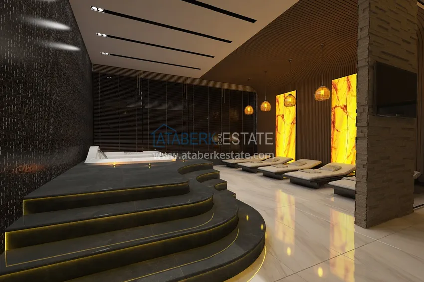 Квартиры премиум-класса с видом на море от застройщика на первой береговой в Махмутларе, Алания 46 