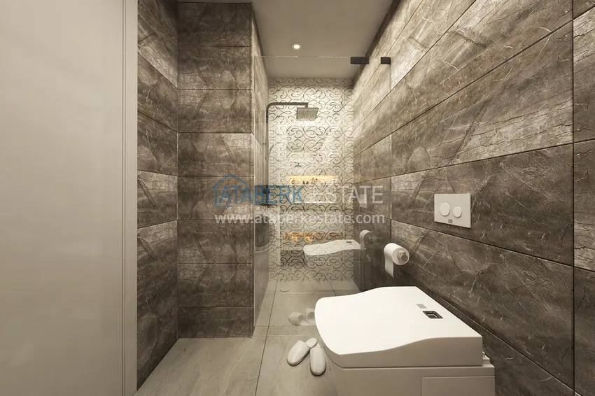 Приобрести Квартиры премиум-класса с видом на море от застройщика на первой береговой в Махмутларе, Алания 13 