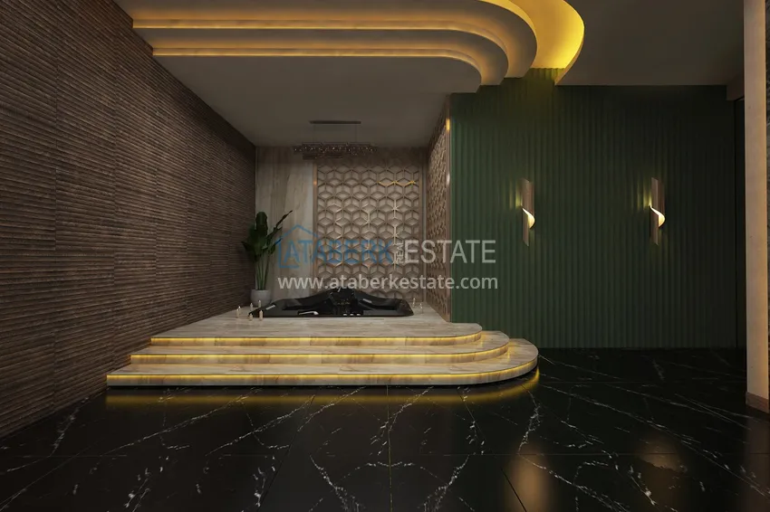 Квартиры от застройщика в районе Демирташ, Алания – многоквартирный жилой комплекс на этапе строительства  55 