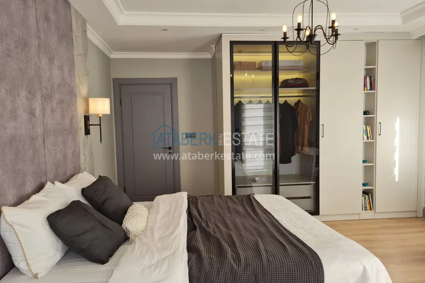 Приобрести Дуплекс с дизайнерский интерьером в 300 метрах от моря - район Махмутлар, Алания 13 