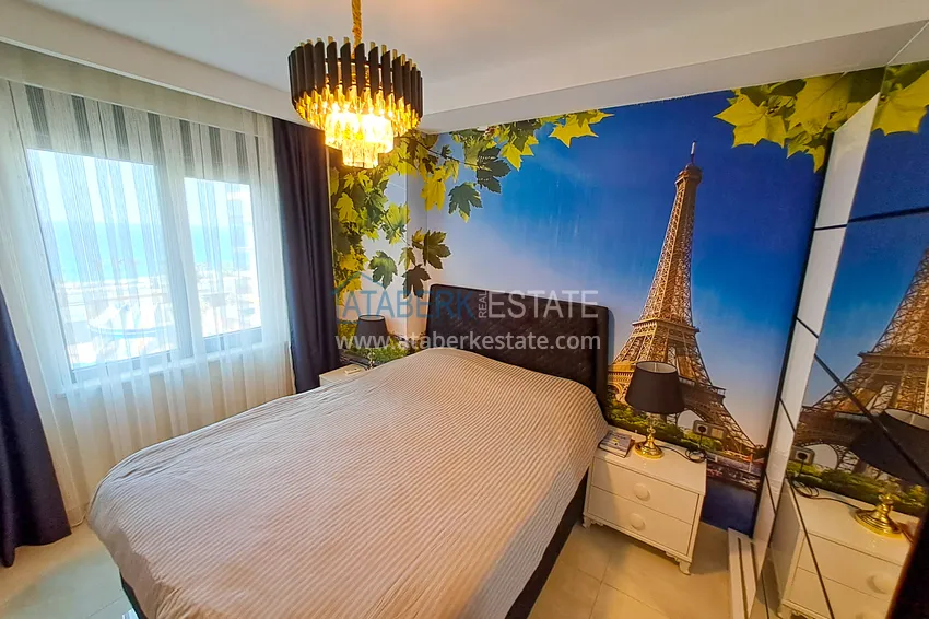 Приобрести Квартира под ключ с прямым видом на море на первой береговой в Махмутларе, Алания 13 