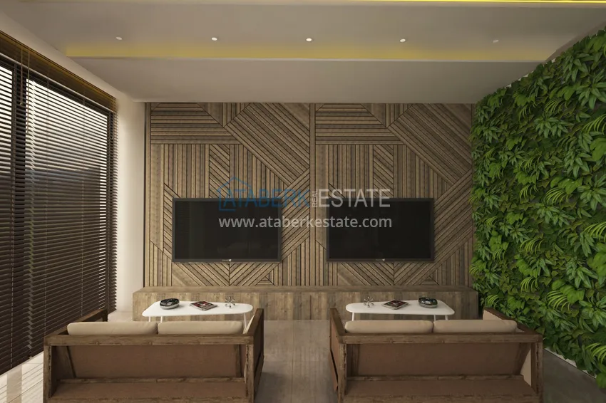 Престижный жилой комплекс на этапе строительства в районе Оба, Аланья 38