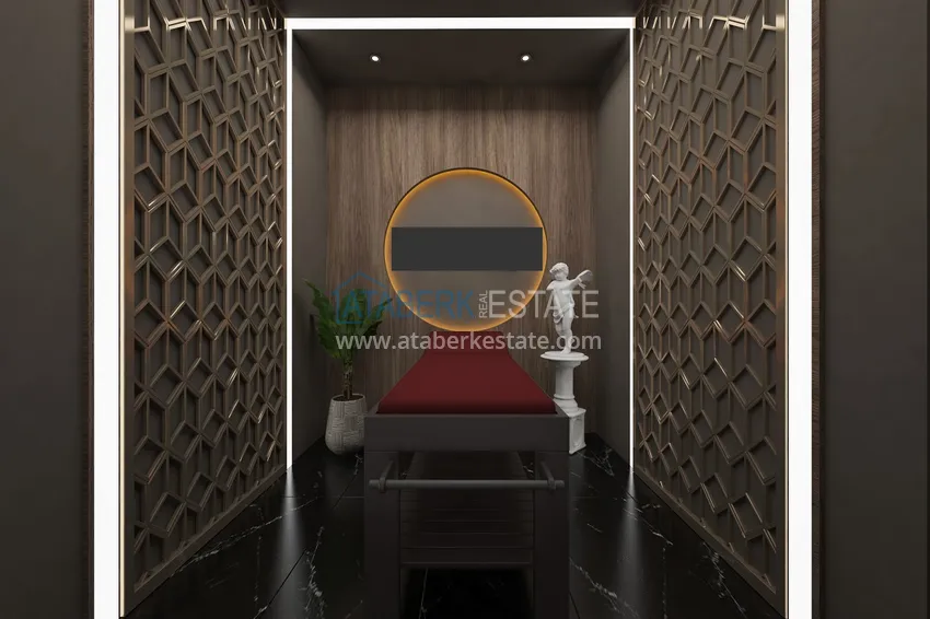 Квартиры от застройщика в районе Демирташ, Алания – многоквартирный жилой комплекс на этапе строительства  56 