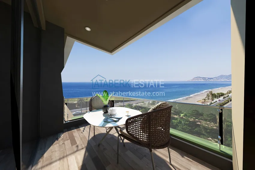 Приобрести Квартиры премиум-класса с видом на море от застройщика на первой береговой в Махмутларе, Алания 15 