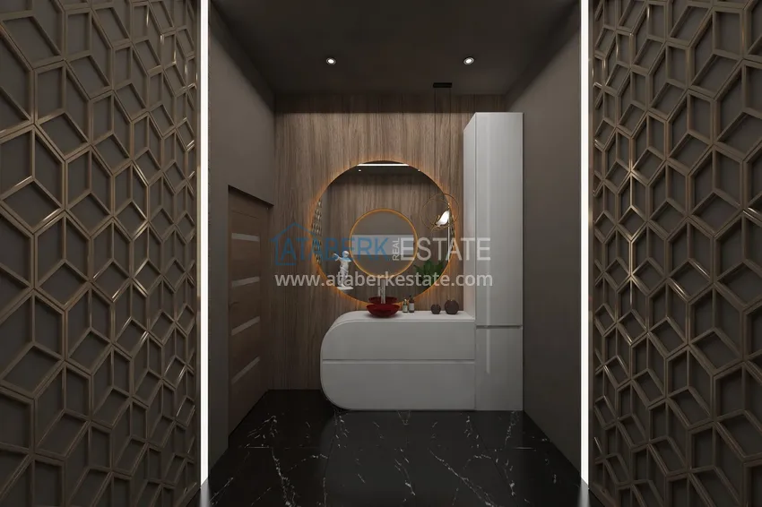 Квартиры от застройщика в районе Демирташ, Алания – многоквартирный жилой комплекс на этапе строительства  57 