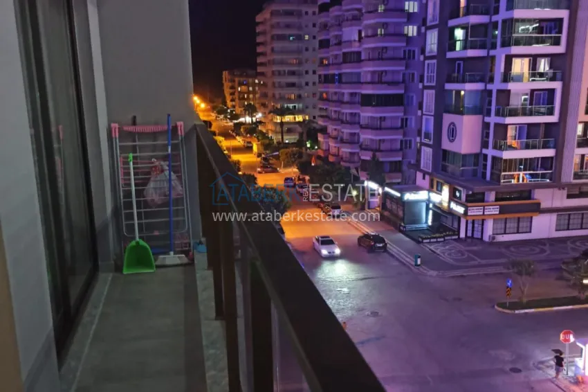 Приобрести Двухкомнатная квартира 70 м2, с мебелью и видом на море в Алании, район Махмутлар 15 