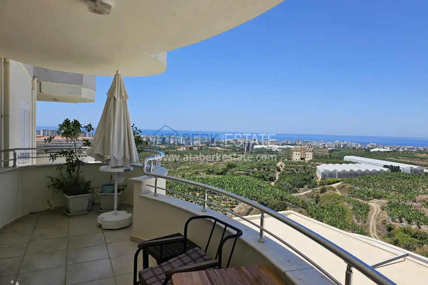 Приобрести Видовой дуплекс с мебелью и джакузи на балконе в Алании, район Махмутлар 16